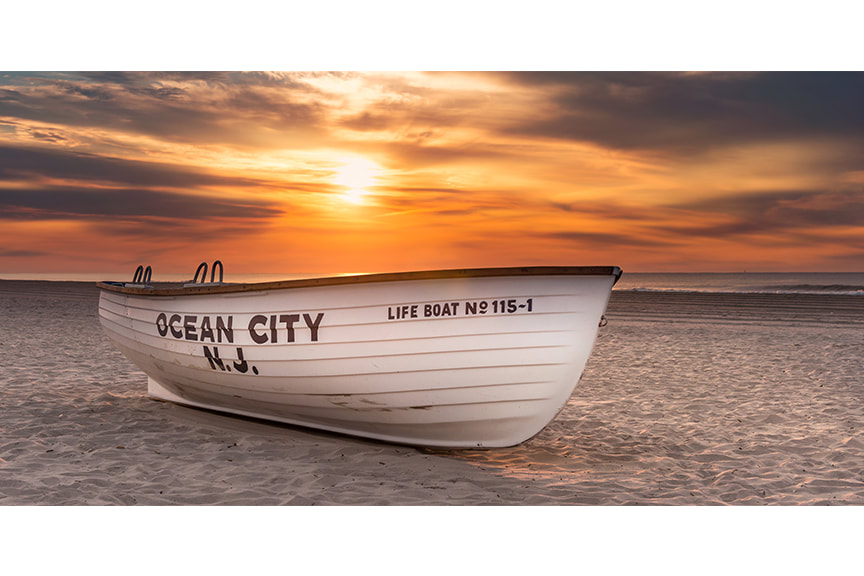 ocean city life boat photo